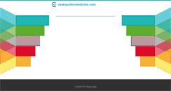 Desktop Screenshot of osteopathicmedicine.com