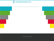 Tablet Screenshot of osteopathicmedicine.com